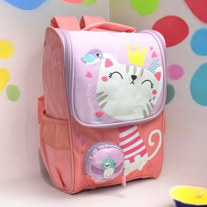 Mochila Happy Cat Salmon