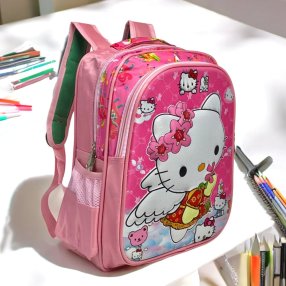 Mochila Preescolar Mediana Kitty Alas