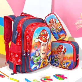 Combo Mochila 3 Pzas Gorrita Toy Story