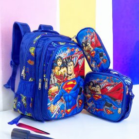 Combo Primaria 3D Superman y Maravilla