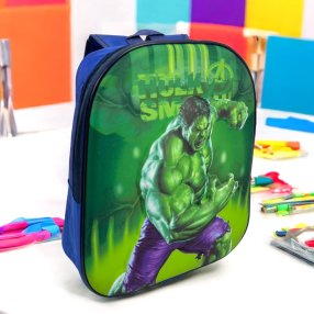 Mochila Kinder 1 Cierre Hulk