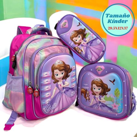Princess Sofia Mochilas De SofÃa Combo Mochila Kínder Princesa Sofía
