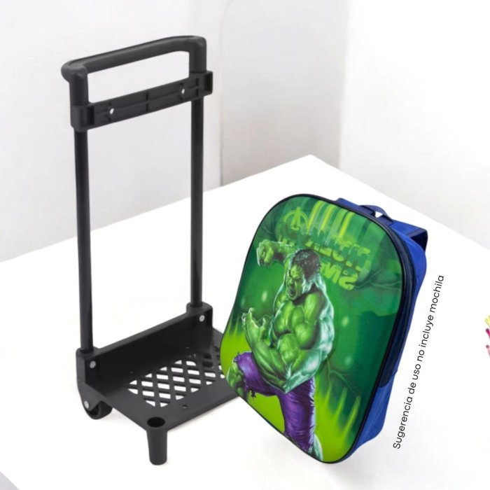 Carrito Para Mochila Kínder Negro