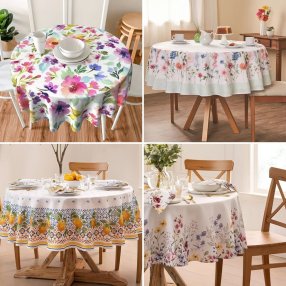 Mantel Redondo (Estampado al azar)