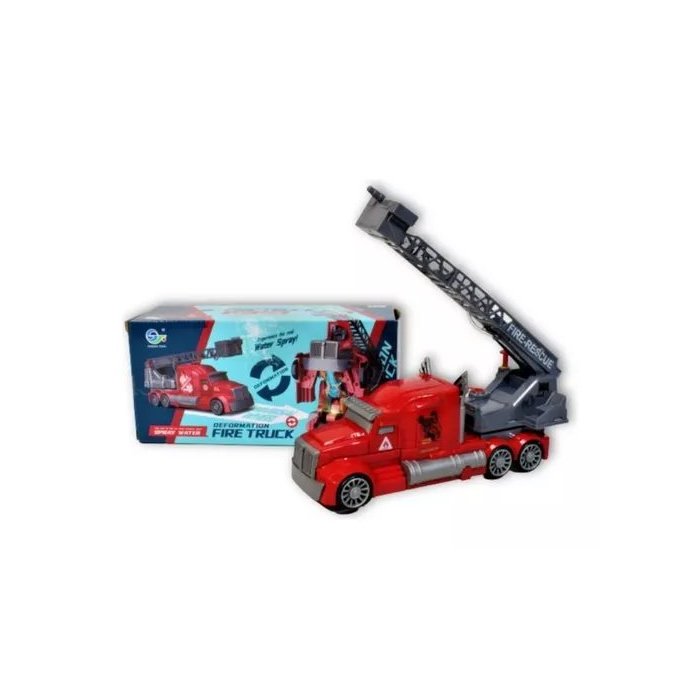 Fire Truck Transformer Tira Agua