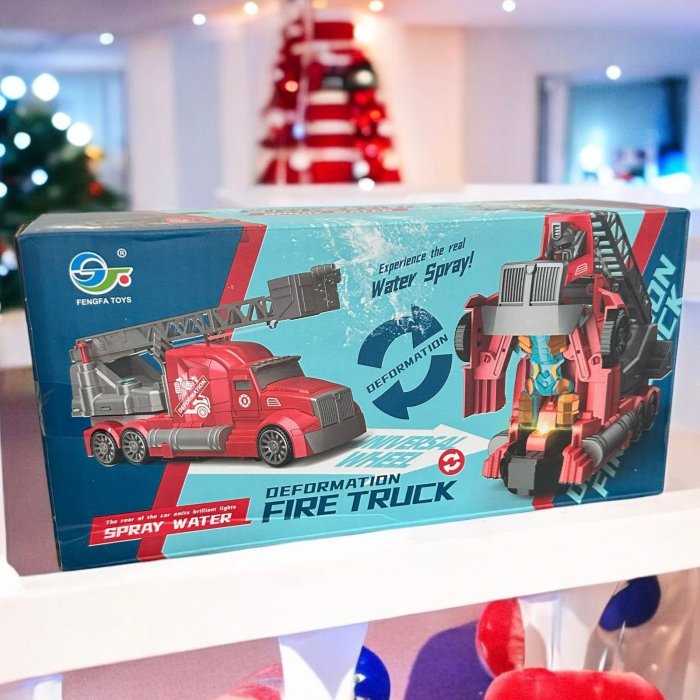 Fire Truck Transformer Tira Agua