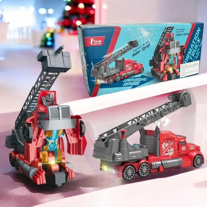 Fire Truck Transformer Tira Agua