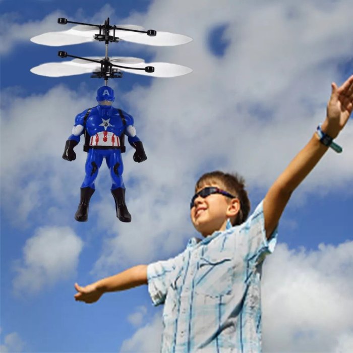 Mini Dron Infantil Capitán América