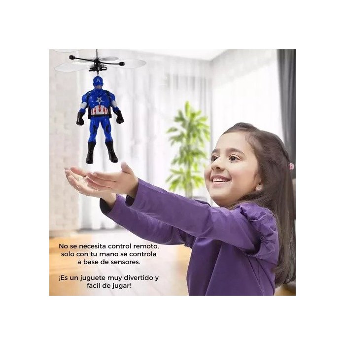 Mini Dron Infantil Capitán América