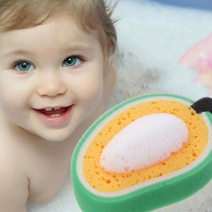 ESPONJA BAÑO O LIMPIEZA EN FORMA DE  AGUACATE