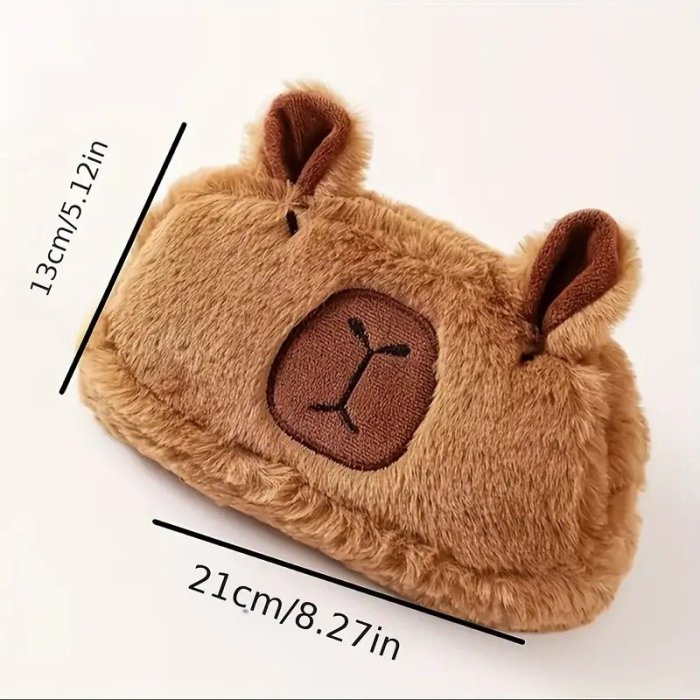 Lapicera de Peluche de Capibara (varía tono y diseño)