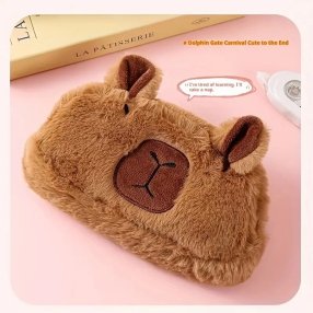 Lapicera de Peluche de Capibara (varía tono y diseño)