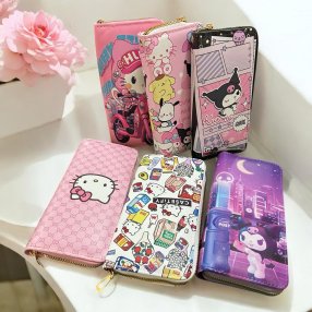 PQTE. 6 CARTERAS SANRIO 1 CIERRE (SURTIDAS)