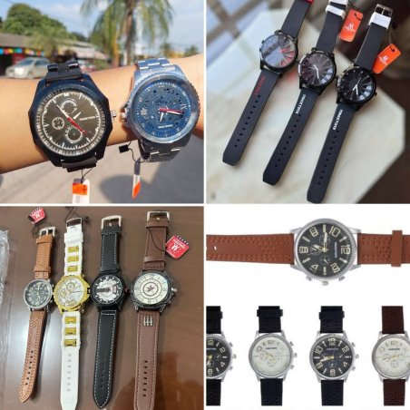 PQTE. 4 RELOJES CABALLERO MARKTOMY MODELOS Y COLORES SURTIDOS