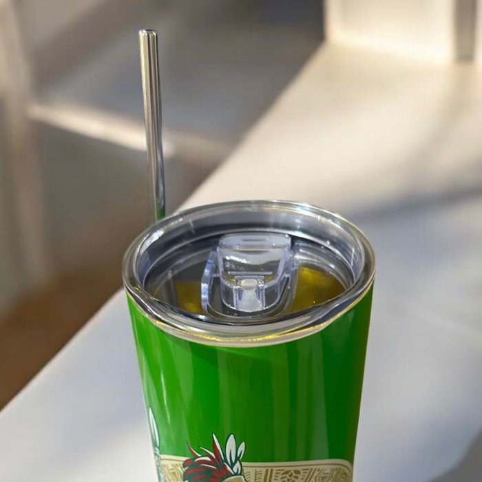 Termo Remy con Popote Metalico