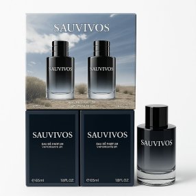 Set de Perfumes Sauvivos Caballero  55 ml cada uno.