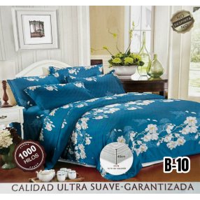 Juego de sabanas matrimonial Ultra suave 4 piezas MOD. B-10