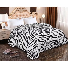 FRAZADA DELGADA MATRIMONIAL CONEJOS GRIS