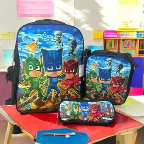 Combo 3 Pza Lona heroes en pijamas