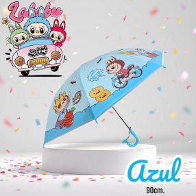 SOMBRILLA LABUBU AZUL