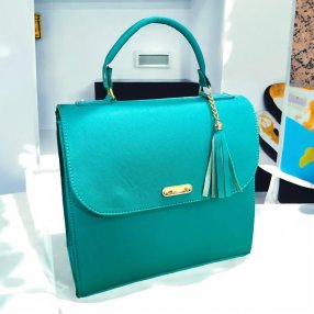 Bolsa tipo mochila Yadira Aqua