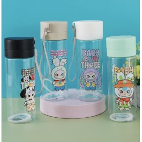 CILINDRO INFANTIL LABUBU BABY  650 ML. (Se Envía Color y Diseño al Azar)