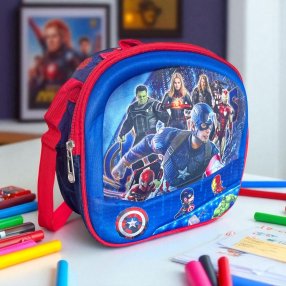 Lonchera Termica con luces Avengers