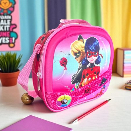 Lonchera Termica con luces Miraculous