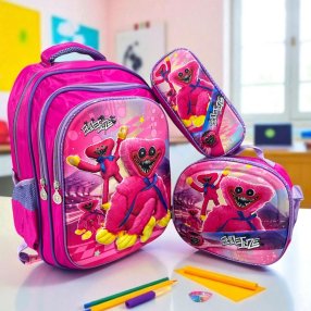 Combo de mochila 3 piezas 3D Poppy