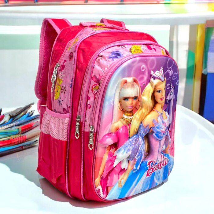 Mochila Primaria 3D Barbie Princesa