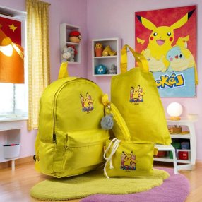 Eco -Combo  Lona 4 piezas Amarillo Pikachu