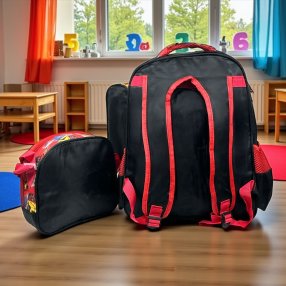 Combo Mochila Primaria 3 Pza Capa Batman