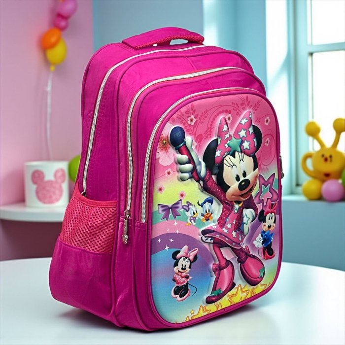 Mochila Minnie Mouse para Niña | Diseño Disney 🎀✨