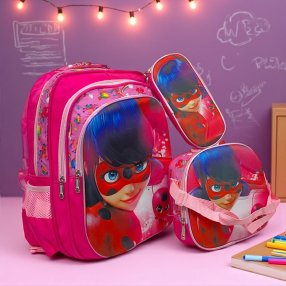 Combo de mochila Primaria 3 piezas 3D Miracoulus