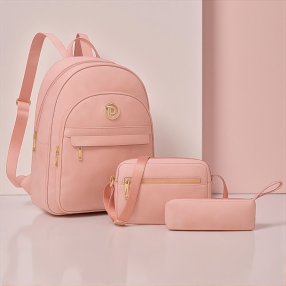 Mochila Combo Casual Dama 3 en 1 | Elegancia y Funcionalidad