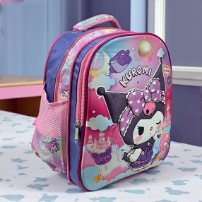 Mochila kínder doble cierre Kuromi