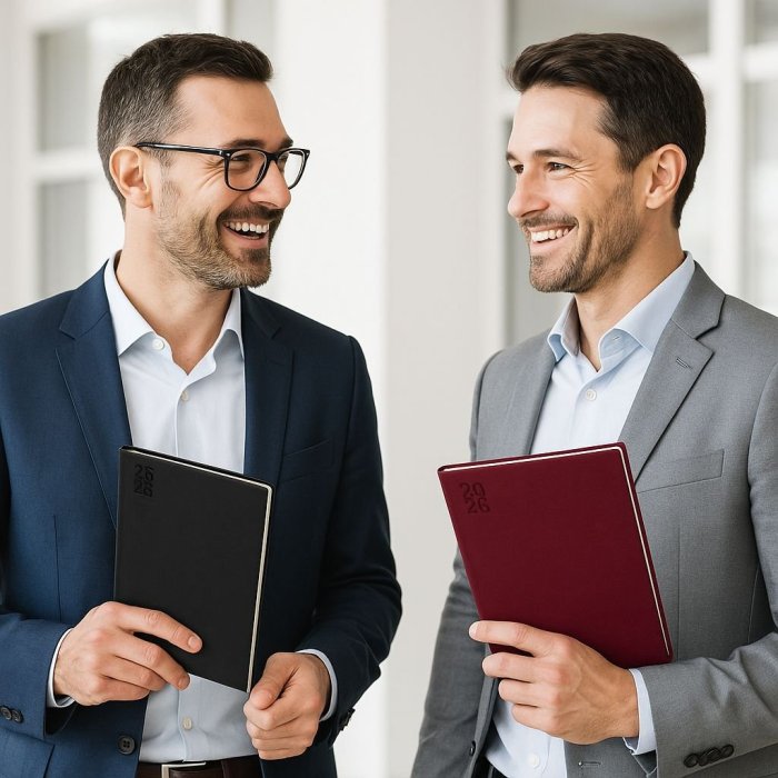 Agenda diaria clásica 2026 Vino