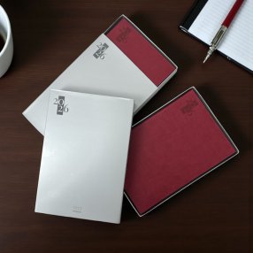 Agenda diaria clásica 2026 Vino