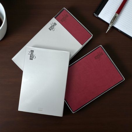 Agenda diaria clásica 2026 Vino