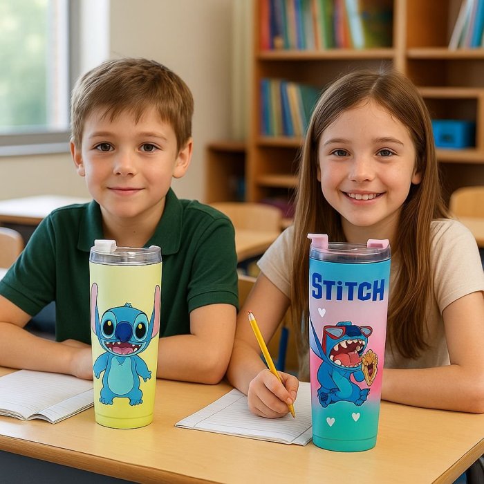 Termo Stitch 900 ml | Tapa antiderrames y gran capacidad