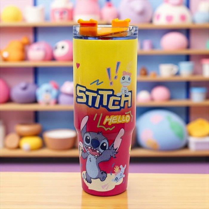 Termo Stitch 900 ml | Tapa antiderrames y gran capacidad