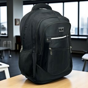 Mochila Ejecutiva HL Long Negra 50 cm – Resistente y Espaciosa