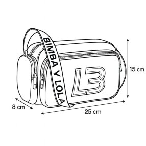 Crossbody Urban Chic Azul metal