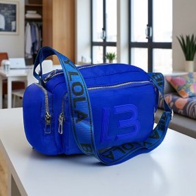 Crossbody Urban Chic Azul metal