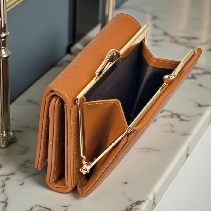Monedero premium KR Marron (Camel)
