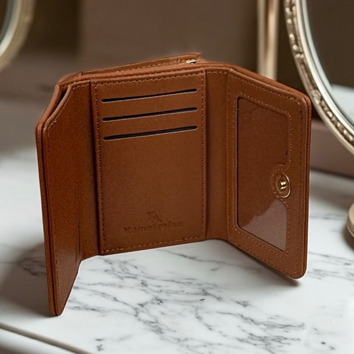 Monedero premium KR Marron (Camel)