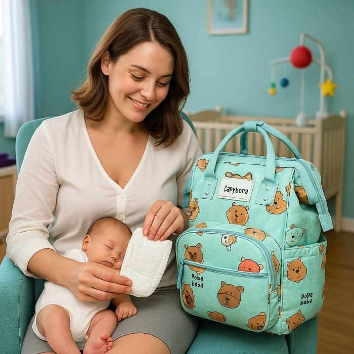 Pañalera Capybara Rosa