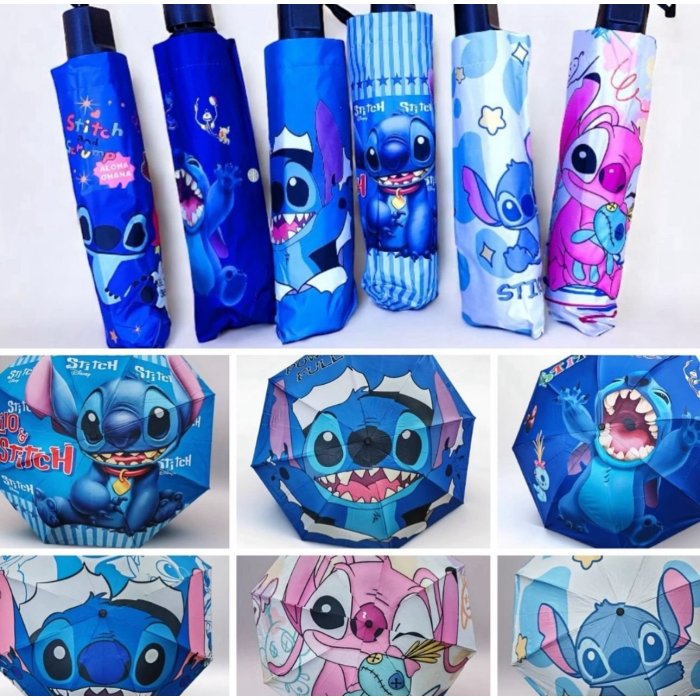 Paraguas Sombrilla  Manual Stitch con Funda Estampado surtido