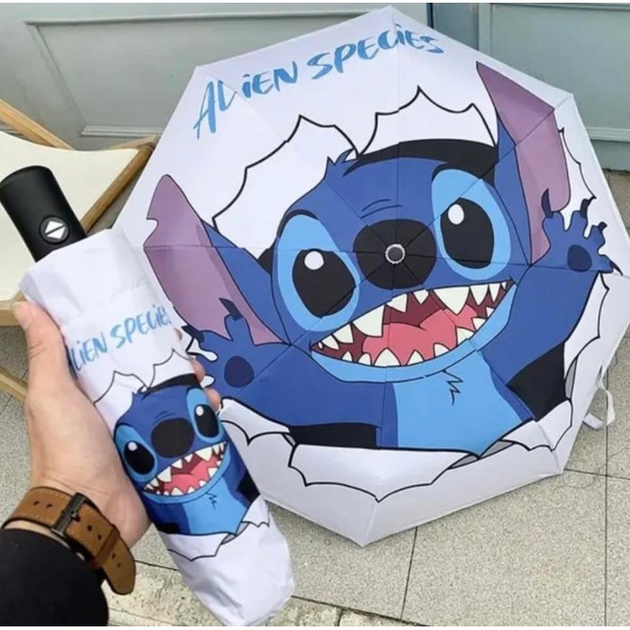 Paraguas Sombrilla  Manual Stitch con Funda Estampado surtido