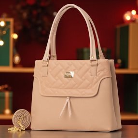 Bolsa Maquillaje con diseño floral y asa desmontable